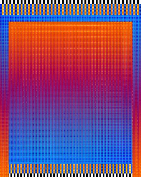 Illusion Design Coloré Avec Des Lignes Fond Moderne Impression Grande — Photo