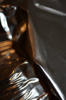 Alüminyum kağıt makro soyut modern arkaplan yüksek kaliteli büyük resim baskısı