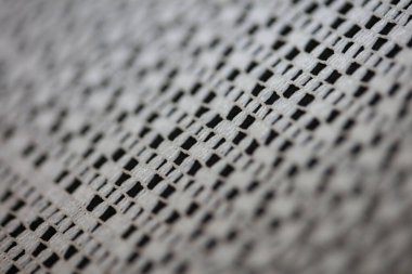 El yapımı Yunan geleneksel örgü masa örtüsü. Arka planı kapat. Eski moda dekorasyon stili.