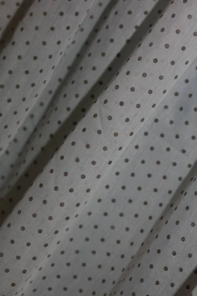 Curtain Textile Block Dots White Background Modern Home Decor High — Stockfoto