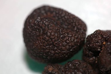 Kara vahşi yaz trüf mantarları aile veremlerini kapatır botanik modern kalite büyük boy arka plan baskı mutfak dekorasyonu