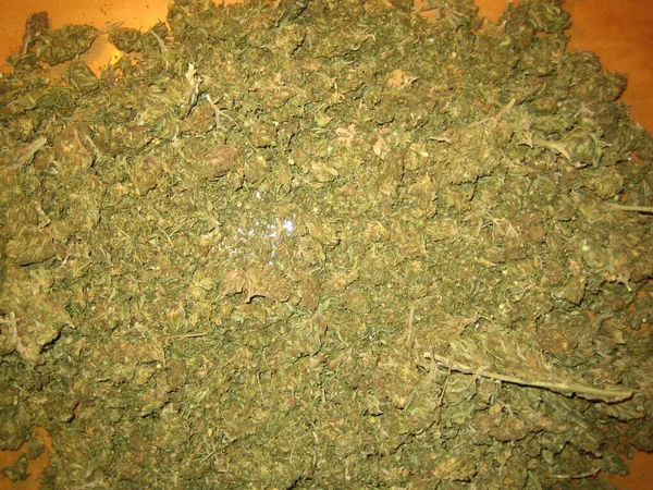 Cannabis Medical Marihuana Creta Griechenland Retro Hintergrund Matala 2006 Vintage — Stockfoto