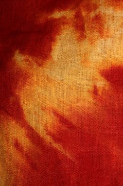 Klorla yapılmış sarı kırmızı tekstil tasarımı modern arka planı kapatın yüksek kaliteli büyük baskılar