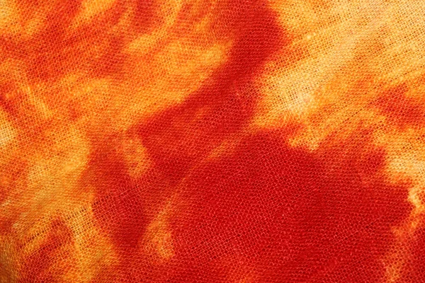 Gelb Rotes Textildesign Mit Chlor Nahaufnahme Moderner Hintergrund Mit Großformatigen — Stockfoto