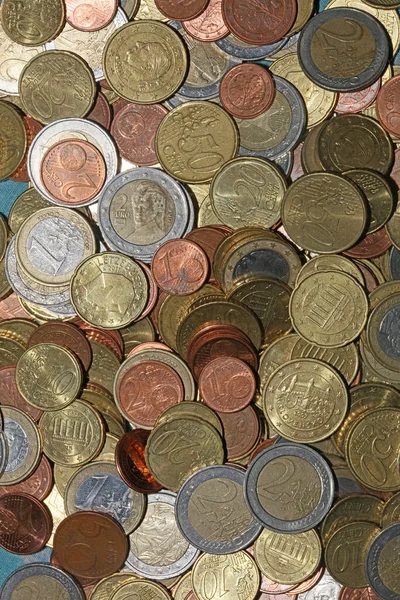 Euro Coins Close Background Modern High Quality Big Size Prints — Stockfoto