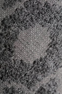 Grey shower towel textile close up background high quality big size prints