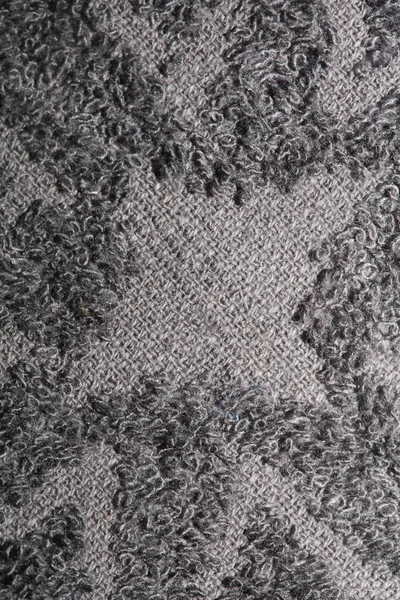 Grey Shower Towel Textile Close Background High Quality Big Size — Stock Photo, Image