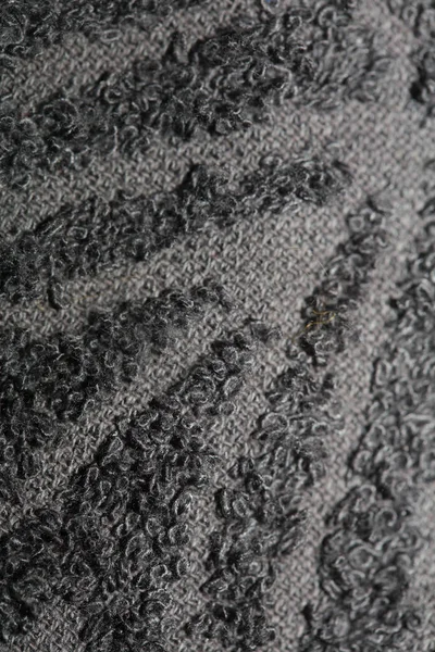 Grey Shower Towel Textile Close Background High Quality Big Size — Stockfoto