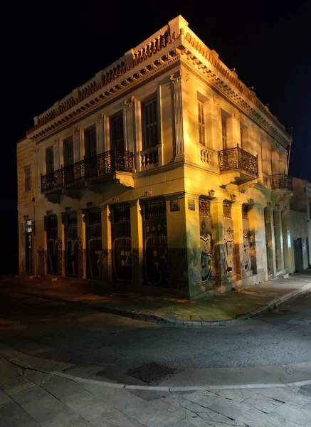 Atenas Cidade Velha Monastiraki Quadrado Plaka Estrada Antiga Verão Andar — Fotografia de Stock