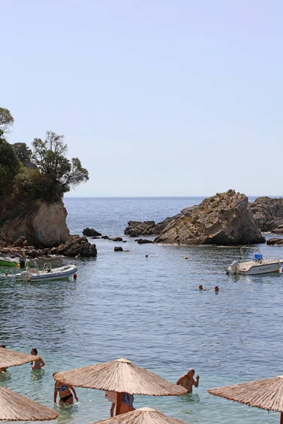 Parga Grèce Lundi Septembre 2022 Promenade Sur Ville Explorer Les — Photo