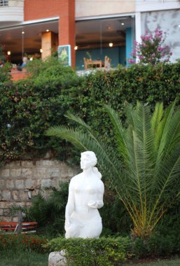 Sarande, Arnavutluk, 16 Eylül 2022 Güzel şehir manzarası yüksek kaliteli büyük boy seyahat baskısı