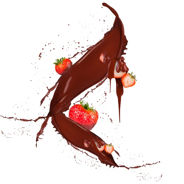 Splash with fruits