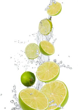 Splash with fruits