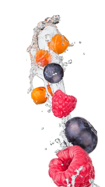 Salpicos com frutas — Fotografia de Stock