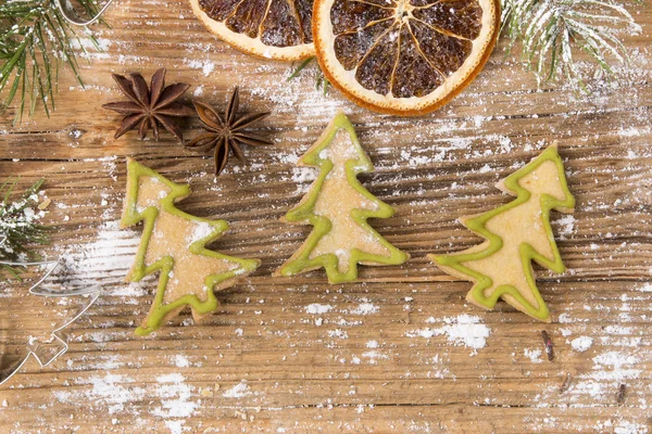 Lebkuchen zu Weihnachten — Stockfoto