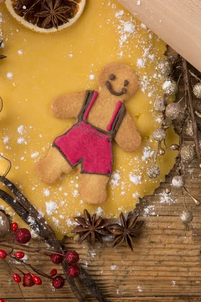 Pan de jengibre de Navidad — Foto de Stock