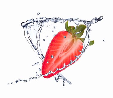 taze berry de su sıçrama