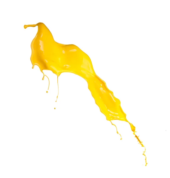 Žlutá splash — Stock fotografie