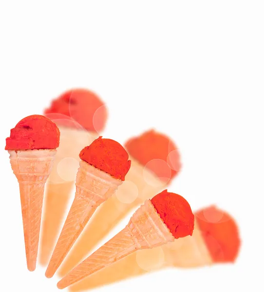 Color ice cream — Stock Photo, Image