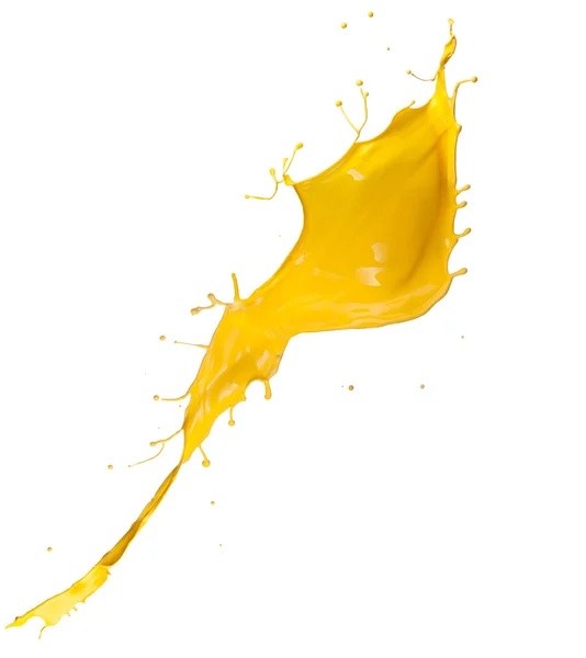 Žlutá splash — Stock fotografie