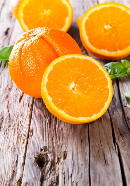 Fresh fruits on wood — Stock Photo, Image