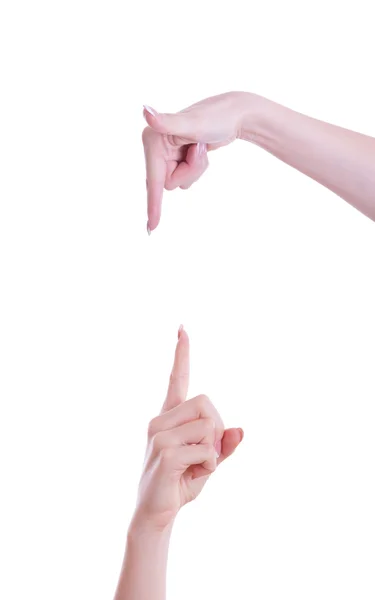 Zeigefinger — Stockfoto