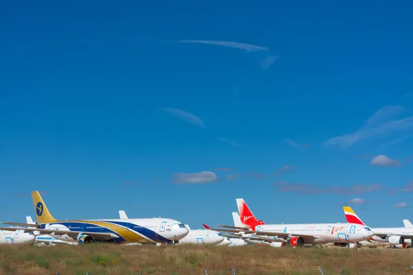 Caude Teruel Španělsko Července 2021 Teruel Aerodrome Největší Centrum Údržby — Stock fotografie