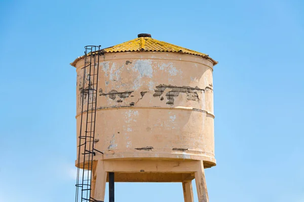 Ruined old water tank, unused as it is obsolete for the city