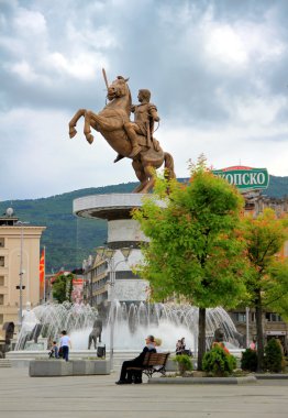 Monument Warrior on Horse