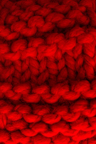 Piros kötöttáru textúra — Stock Fotó
