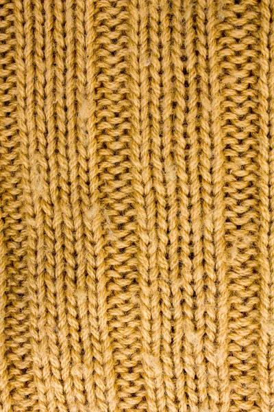 Textur gelber Strickwaren — Stockfoto