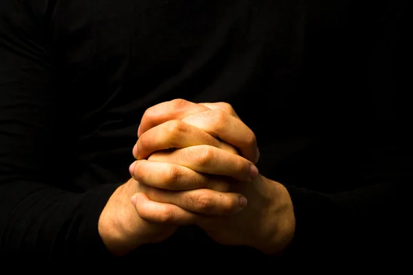 Hands in prayer — Stock Photo, Image