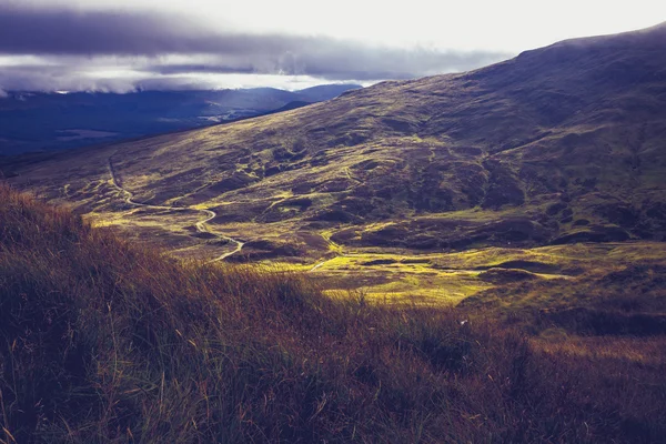 Amazing view from mountain top — Stock Photo, Image