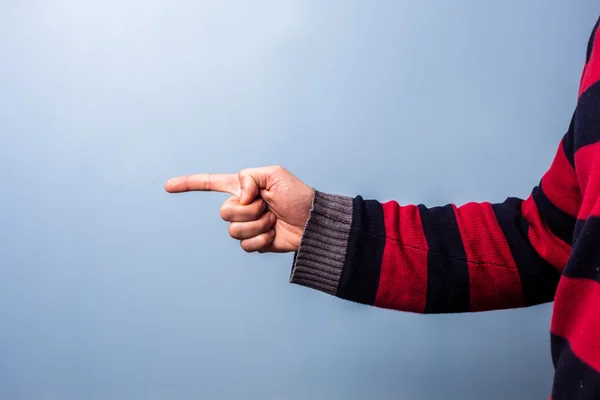 Señalización de la mano — Foto de Stock