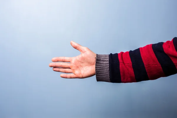 Aanbieden van handdruk — Stockfoto