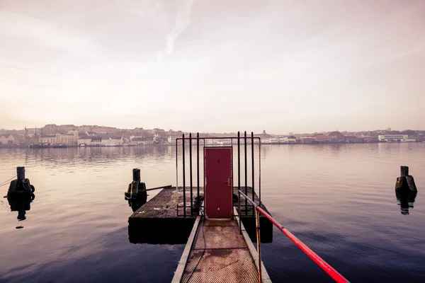 Jetty at dusk — Stock Photo, Image