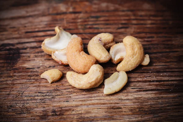 Saltade cashewnötter — Stockfoto