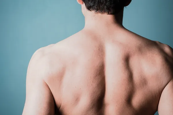 Rear view of athletic young man — Stock Photo, Image