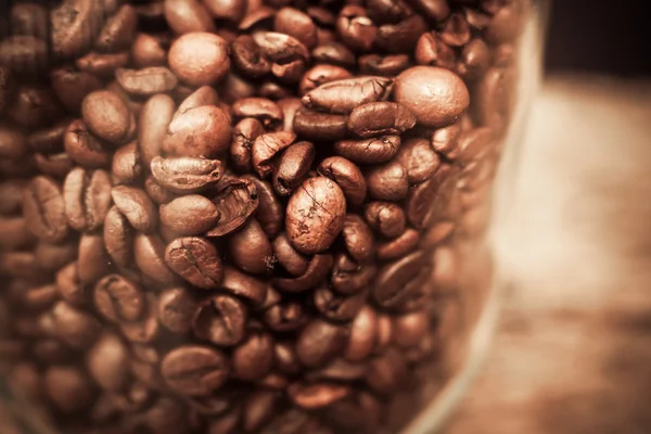 Pot koffie bonen — Stockfoto