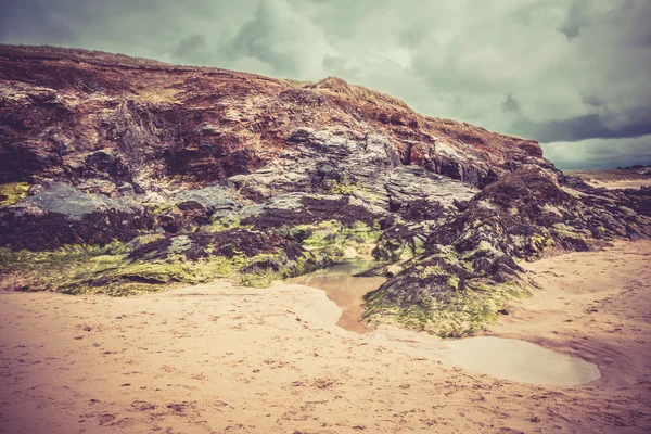 Sahildeki kayalar — Stok fotoğraf