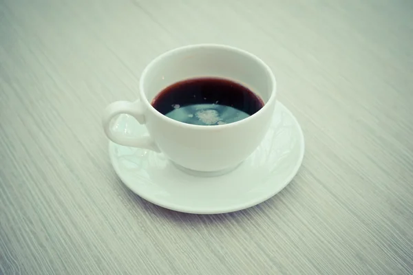 Cup of black coffee — Stock Photo, Image