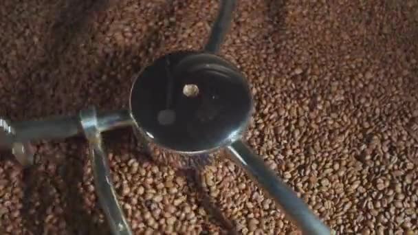 4k,焙煎コーヒーの混合 — ストック動画