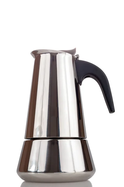 Geyser Koffiezetapparaat Voor Het Thuis Zetten Van Koffie Het Fornuis — Stockfoto