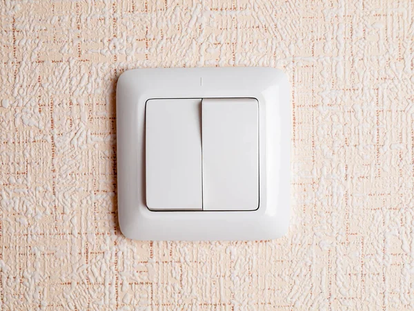 Electric Switch Room Wall Lighting Control House Smart Home Energy — Stock Photo, Image