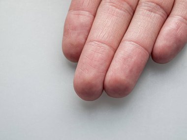 İnsan parmak izleri, rahatlama, parmak izi, parmak izi, kimlik tespiti, kanıt.