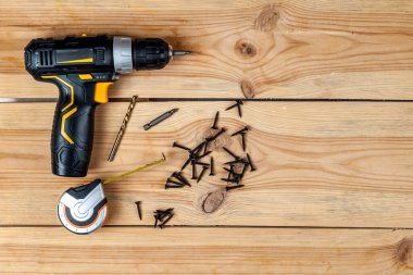 Elektrik kablosuz tornavida, matkap, vidalar, kendini tıklatan vidalar, araçlar, kopyalama alanı