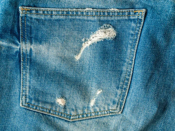 Tasca Jeans Primo Piano Abbigliamento Denim Tessuto Denim Sfondo — Foto Stock