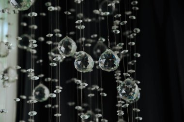 kristal mücevher ve dekor yakın plan