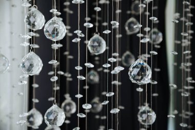 kristal mücevher ve dekor yakın plan