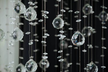 kristal mücevher ve dekor yakın plan